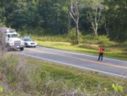 June 27 - Double Wide Brings Wire down on HWY 13