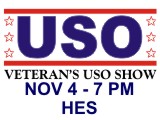 USO SHOW TICKETS ON SALE NOW! $5 Admission - Veteran's Free
