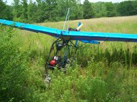 Ultralight at Airport