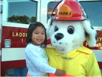 Maggie with Sparky