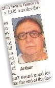 Arthur Appeal Denied