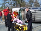 Motor vehicle accident sends one to Lakeland Hospital 