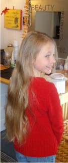Jesi Age 6 Donates Hair to Locks of Love