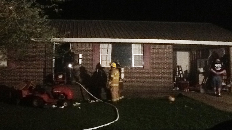 Haleyville Fire on 31st Street Thursday morning for a dryer fire